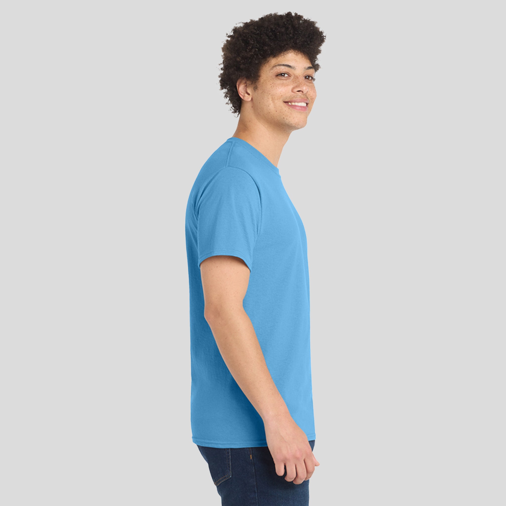 Tall Core Blend Tee | Aquatic Blue