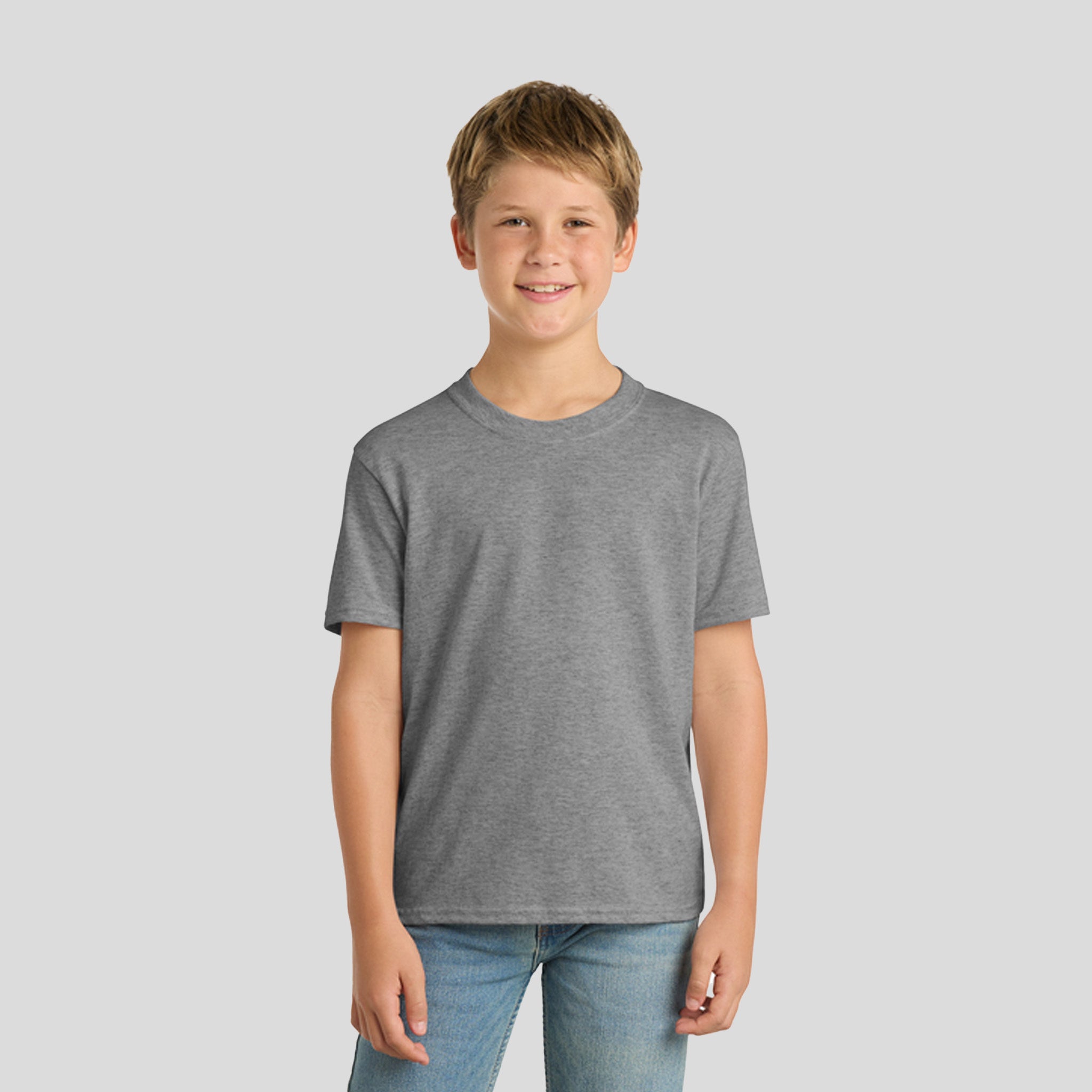 Youth Core Blend Tee | Athletic Heather