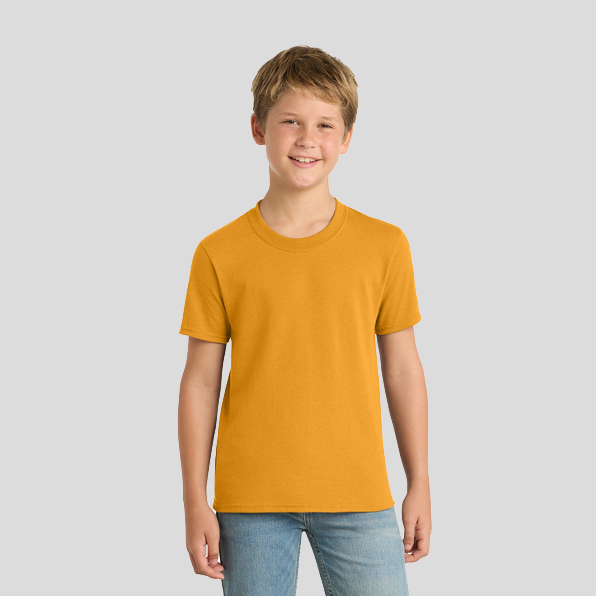 Youth Core Blend Tee | Gold