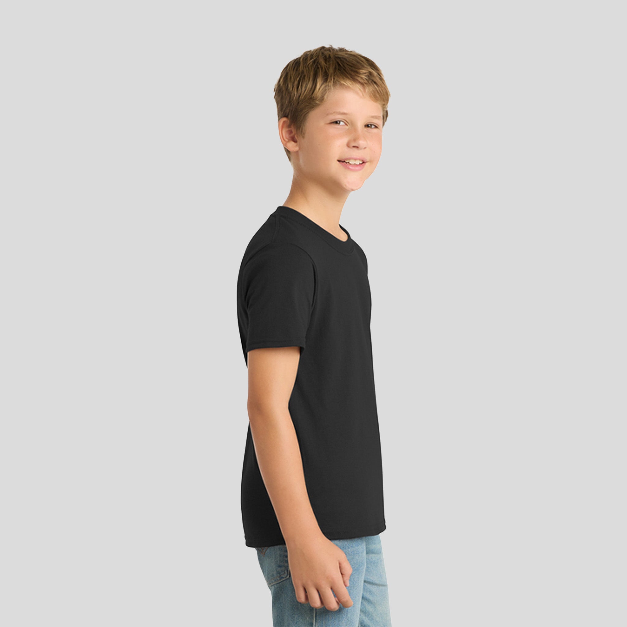Youth Core Blend Tee | Jet Black