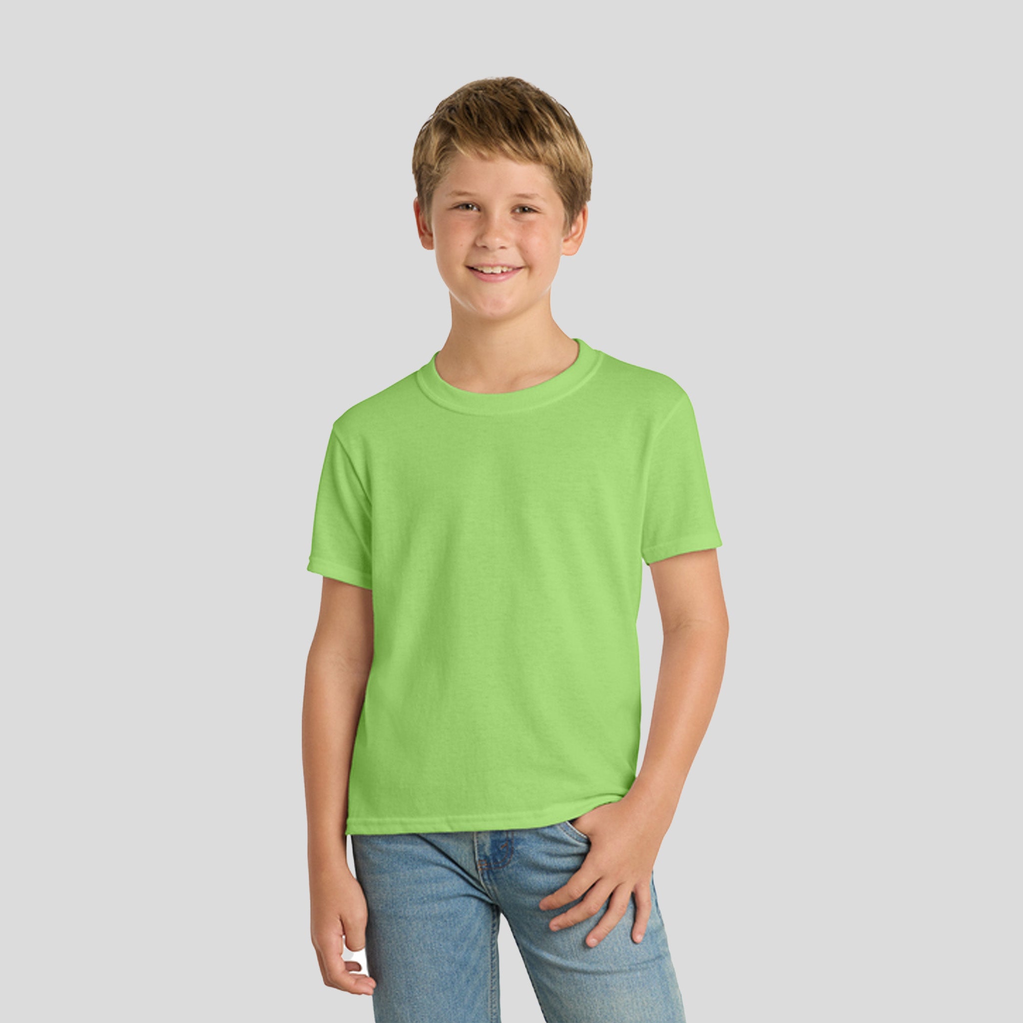 Youth Core Blend Tee | Lime