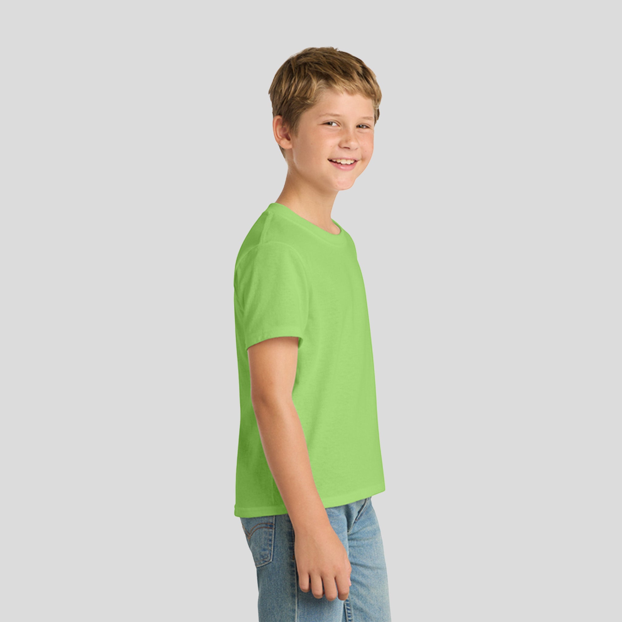 Youth Core Blend Tee | Lime