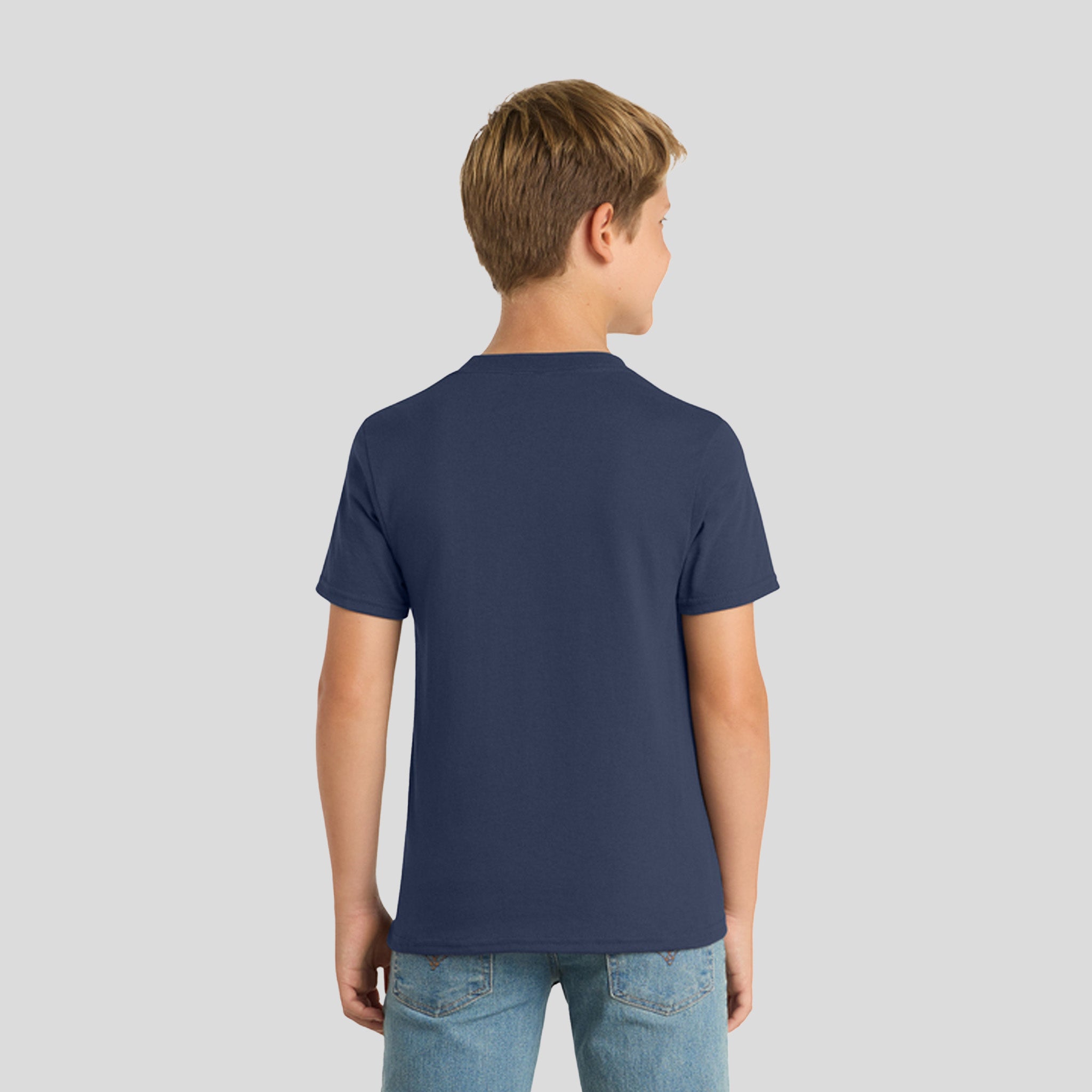 Youth Core Blend Tee | Navy