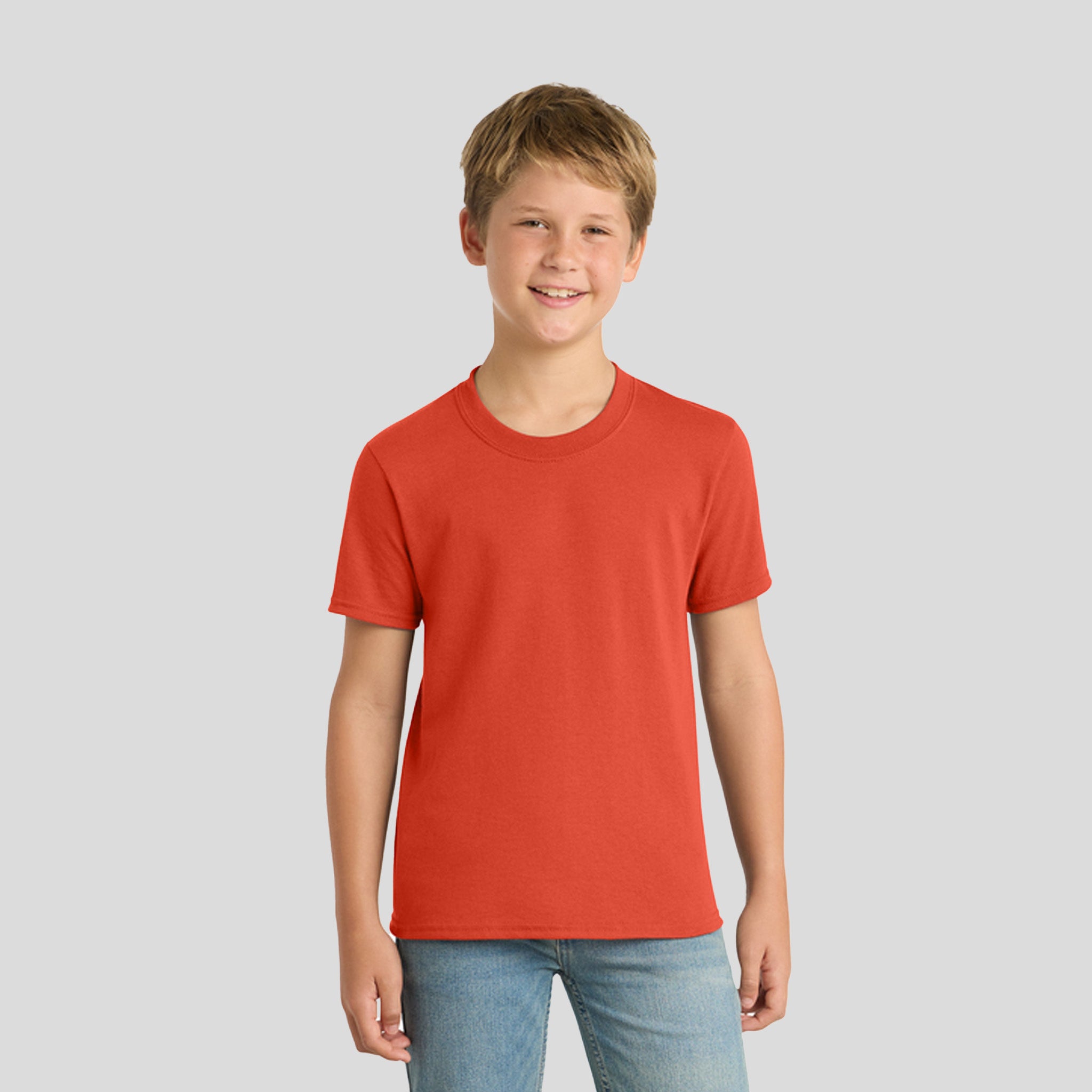 Youth Core Blend Tee | Orange