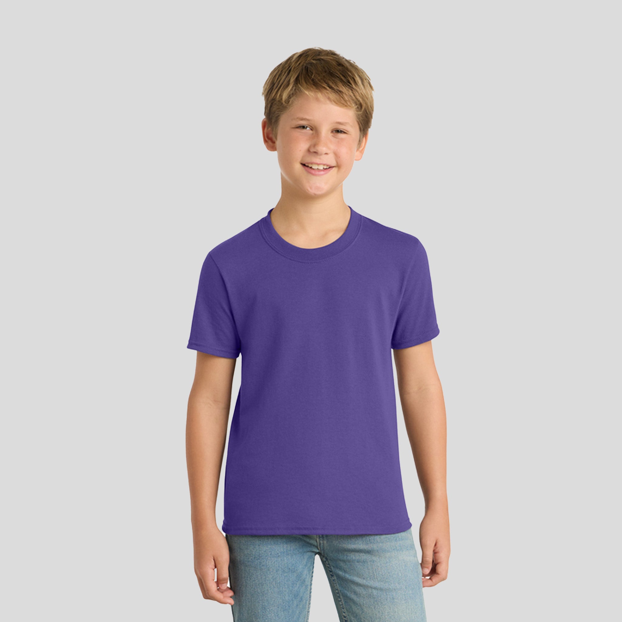 Youth Core Blend Tee | Purple