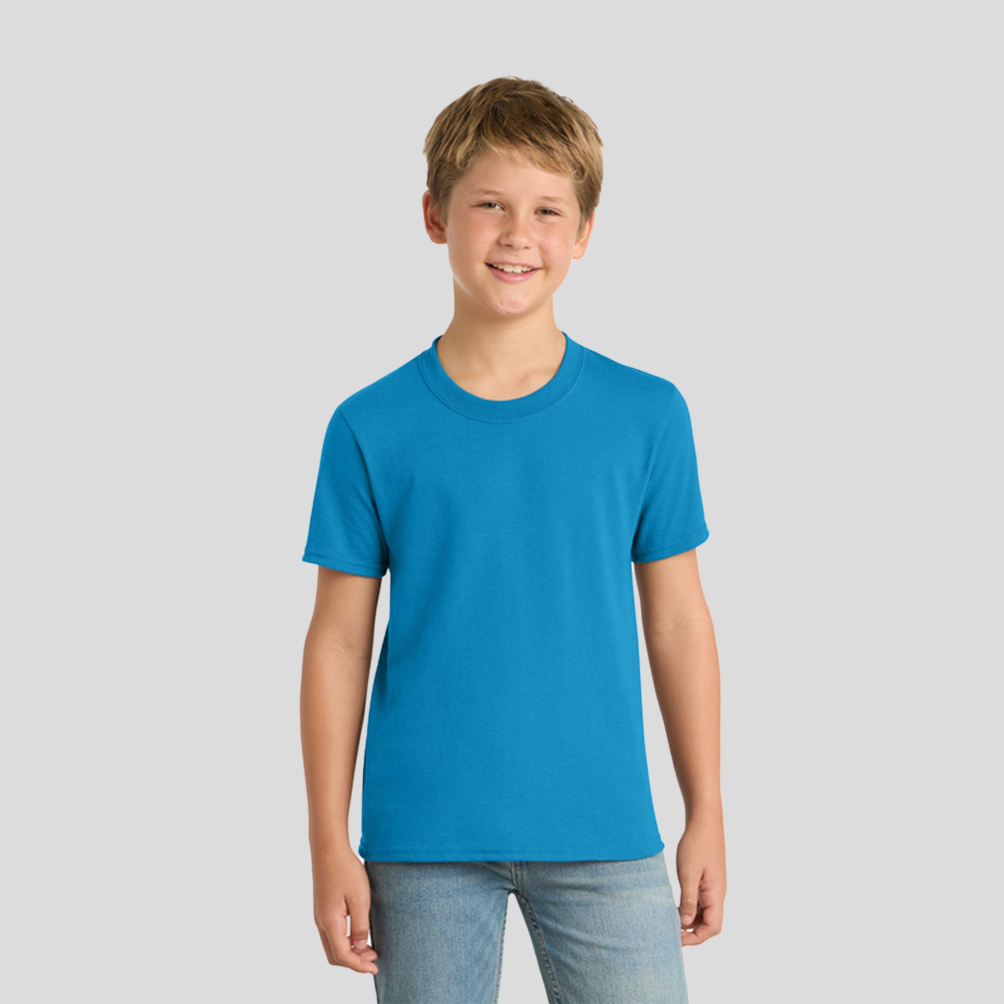 Youth Core Blend Tee | Sapphire