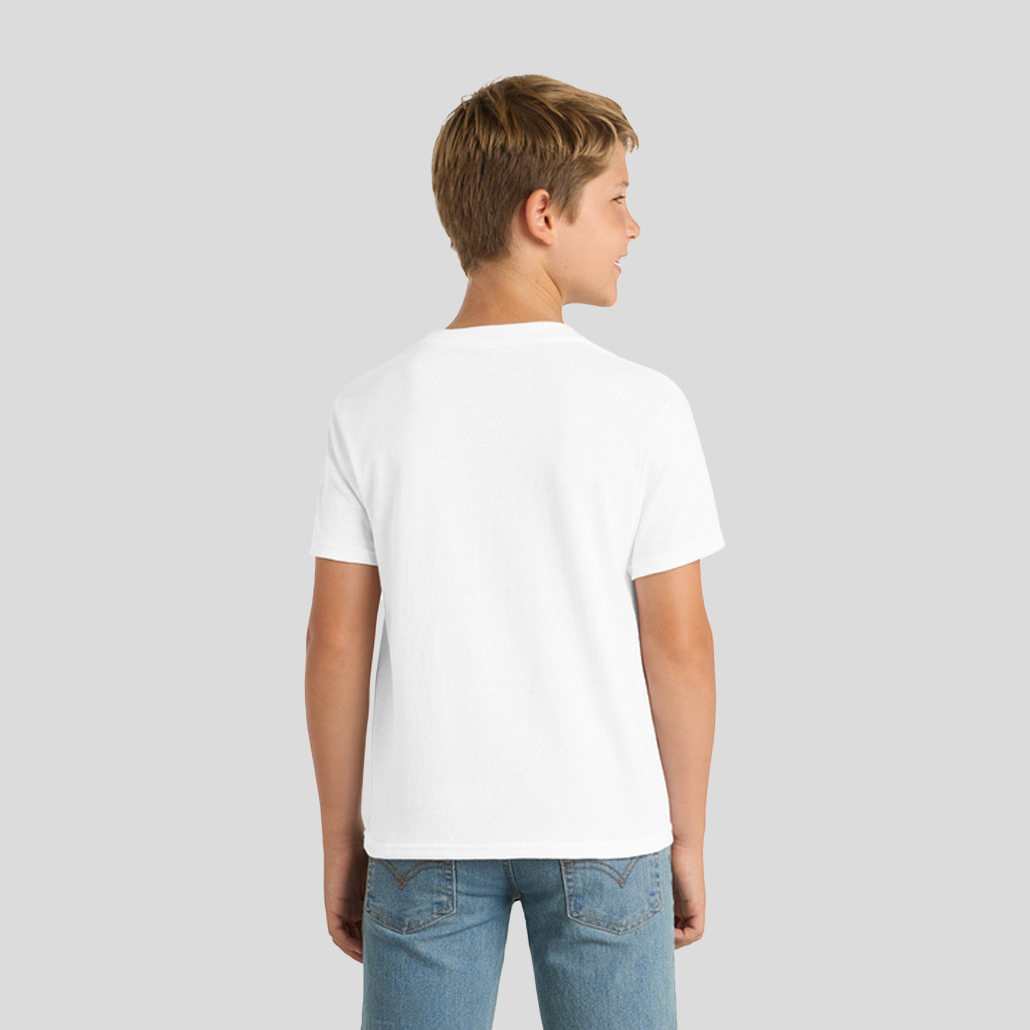 Youth Core Blend Tee | White