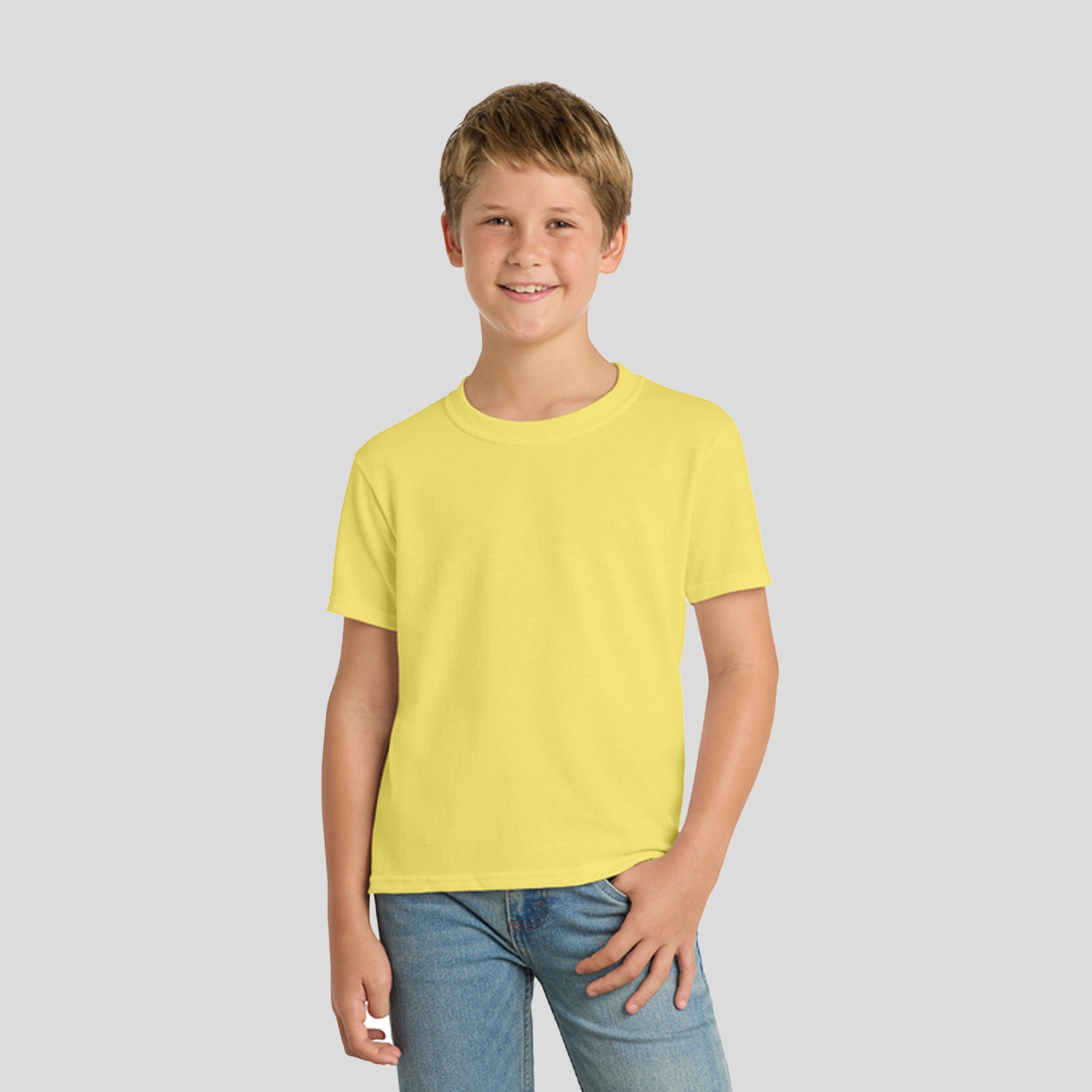 Youth Core Blend Tee | Yellow