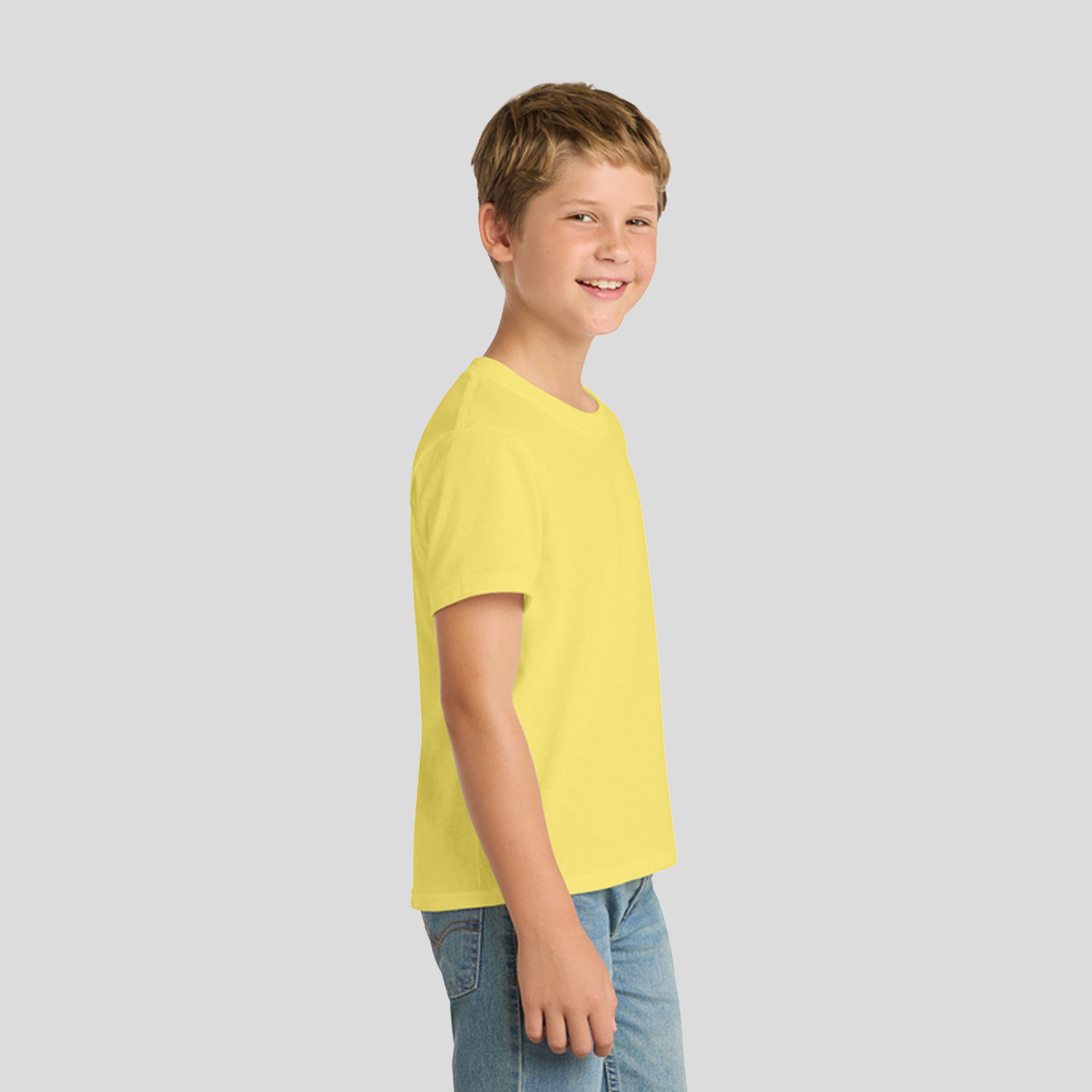 Youth Core Blend Tee | Yellow