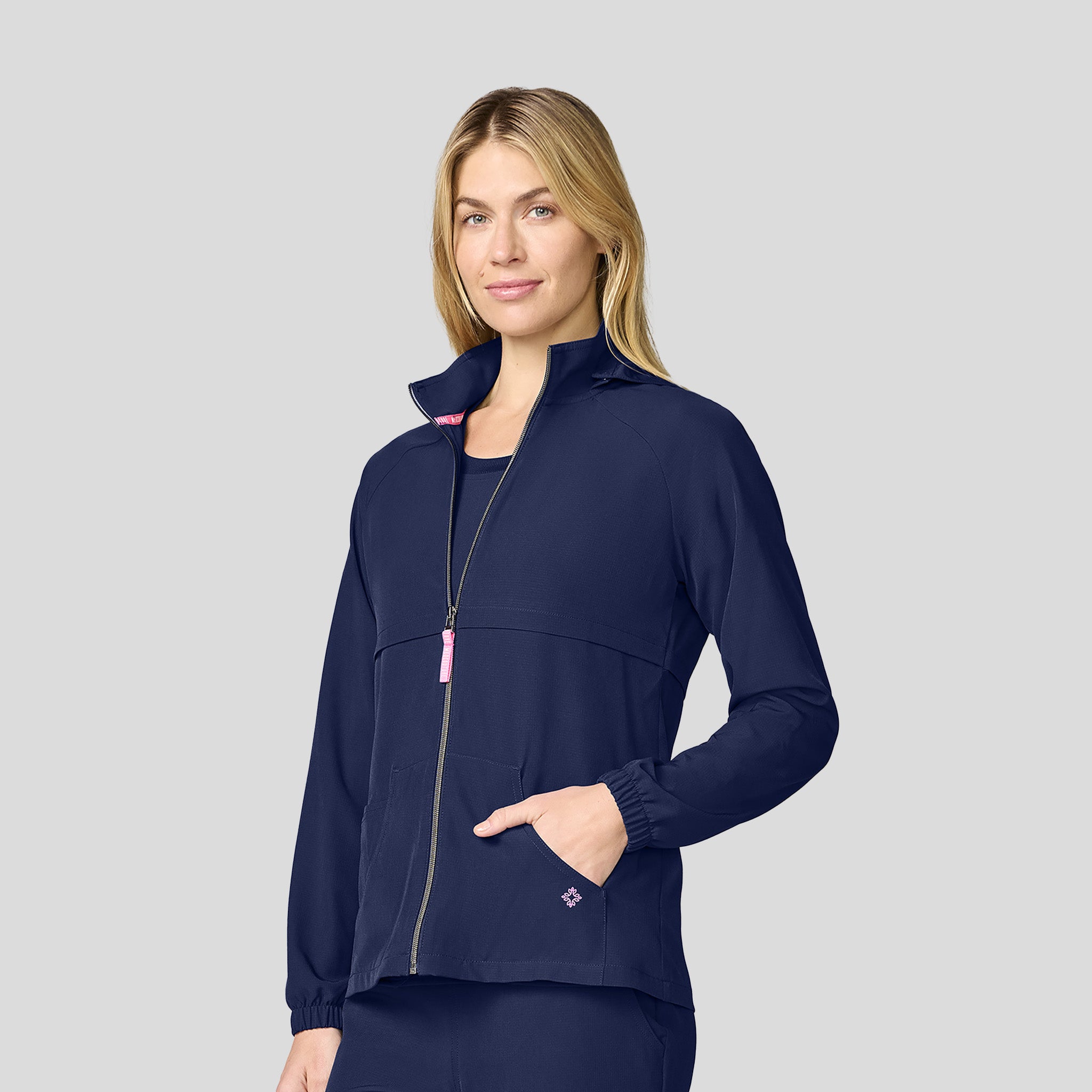 Amp Warm Up Scrub Jacket | Navy