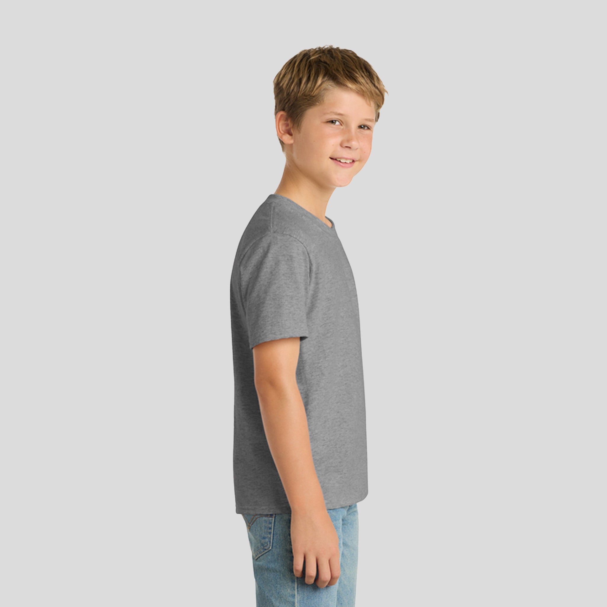 Youth Core Blend Tee | Athletic Heather