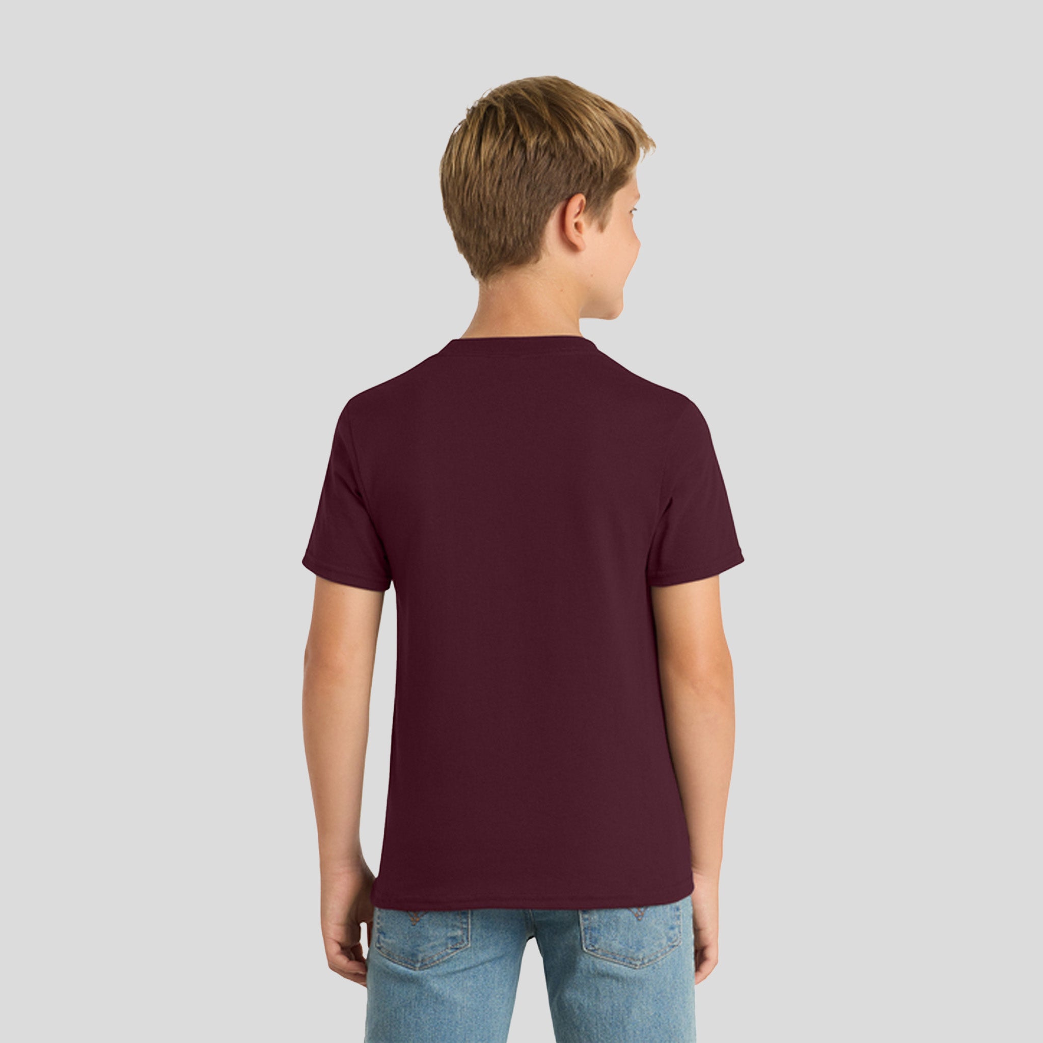 Youth Core Blend Tee | Athletic Maroon