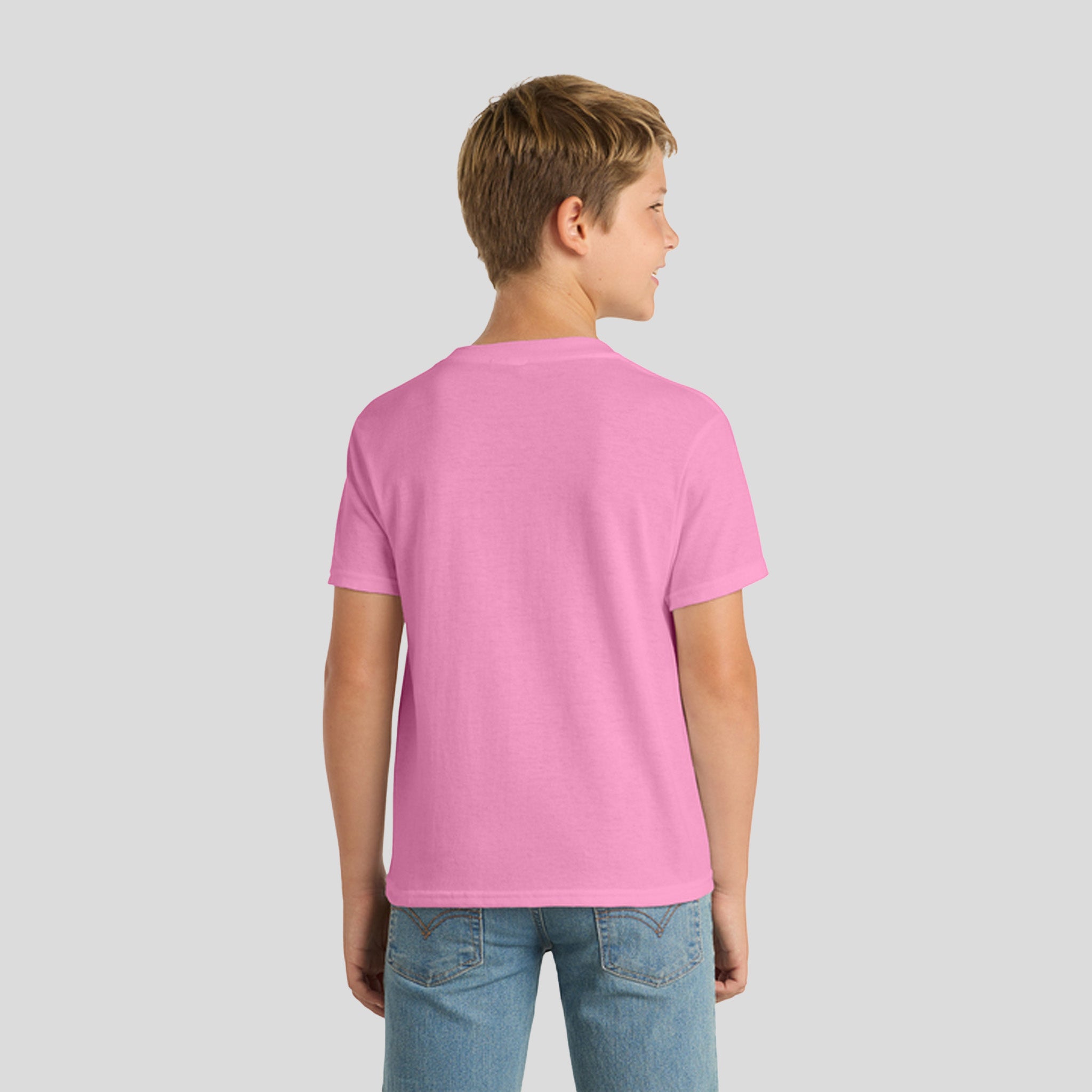 Youth Core Blend Tee | Candy Pink