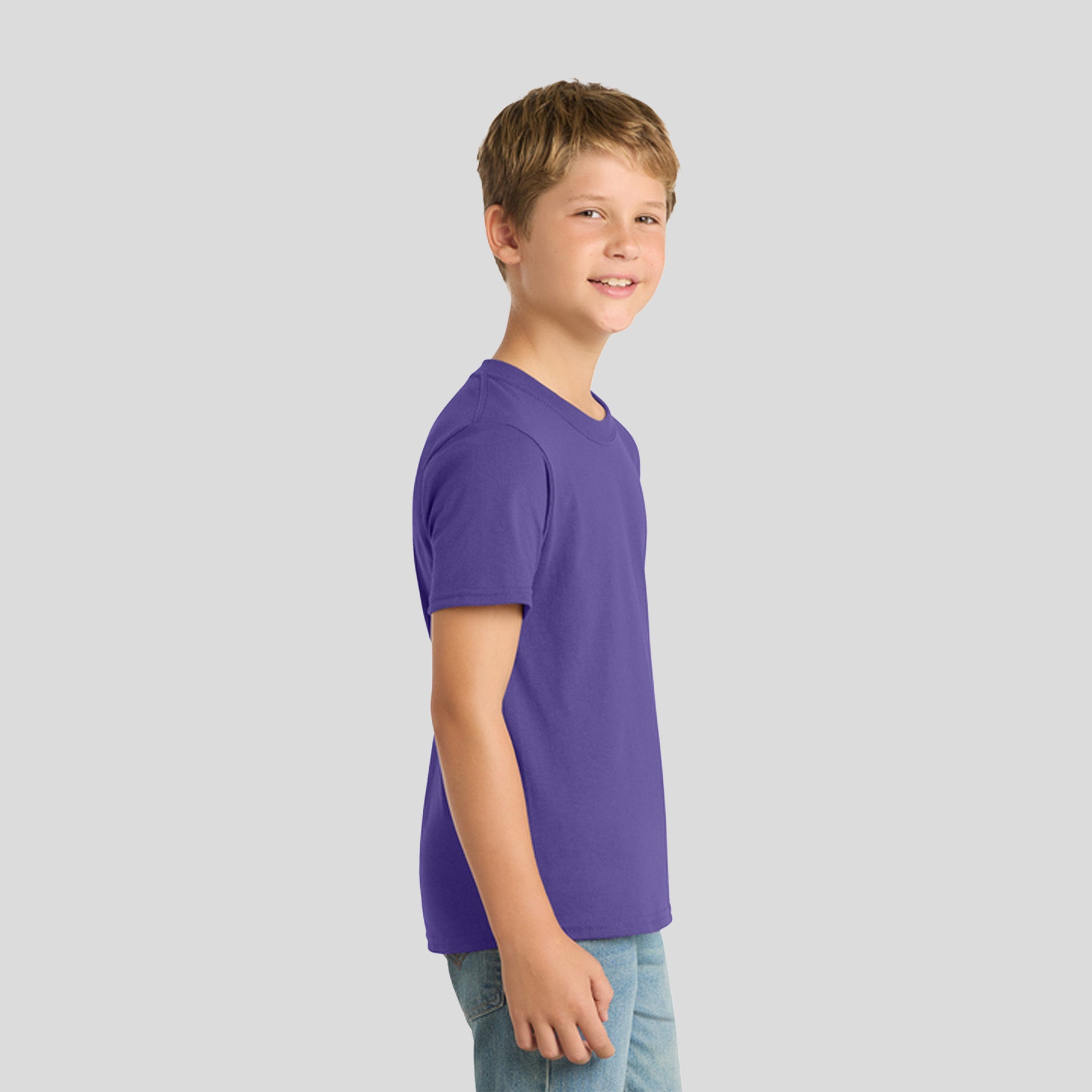 Youth Core Blend Tee | Purple